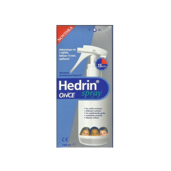 Hedrin Once spray Gel recenzie a test